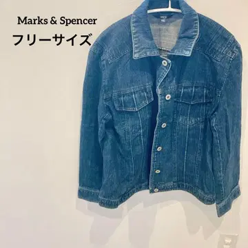 새상품급 하나뿐인 Marks & Spencer [프리 사이즈] 데님 자켓
