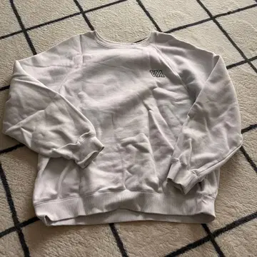 RVCA 크루넥 맨투맨 화이트