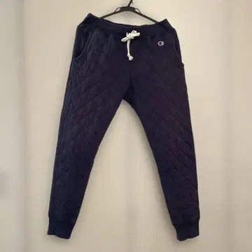 Champion 네이비 퀼팅 조거 팬츠 구제 의류