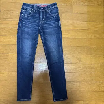 Rodeo Crowns 다크 블루 슬림핏 데님