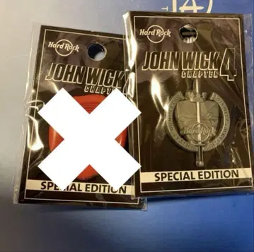 하드 록 카페 Hard Rock Cafe 존 윅 핀 배지