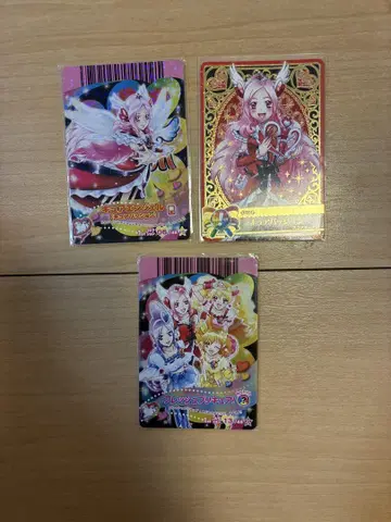 프레쉬 프리큐어 큐어 패션 데이터 카드더스 3장