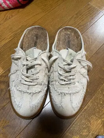foot industry 풋인더스트리 프린지 캔버스 스니커즈