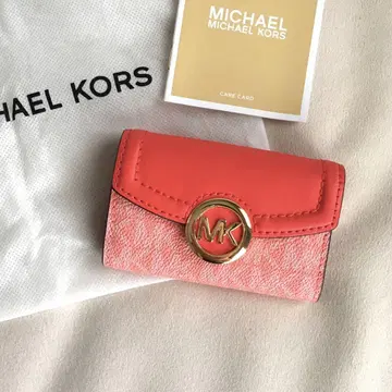 새상품 마이클코어스 MICHEAL KORS 레드 키케이스