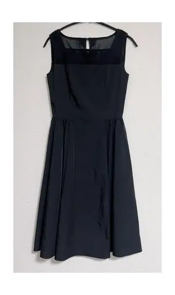 FOXEY 폭시 플레어 원피스 마가렛 자수 38 블랙