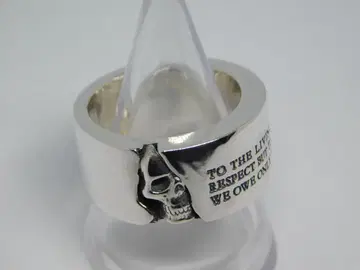 새상품 17호 닥터 몬로 메시지 스컬 반지