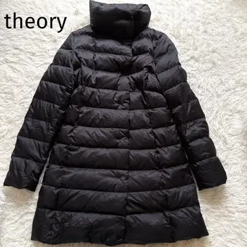 새상품급 theory 다운 코트 블랙 M 사이즈