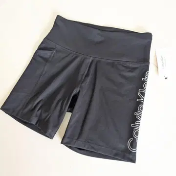 Calvin Klein 여성용 스패츠 스트레치 스포츠 블랙