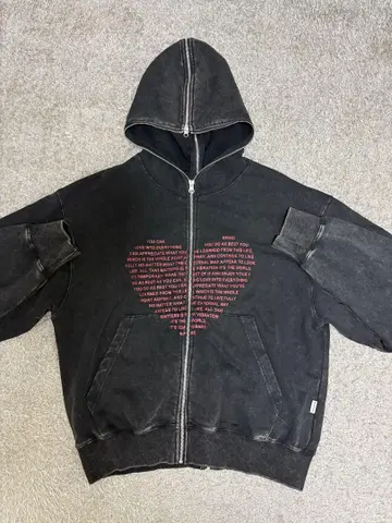 ONCILY x WISH FOR EVER 지퍼 후드티