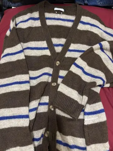 POP TRADING COMPANY 스트라이프 가디건