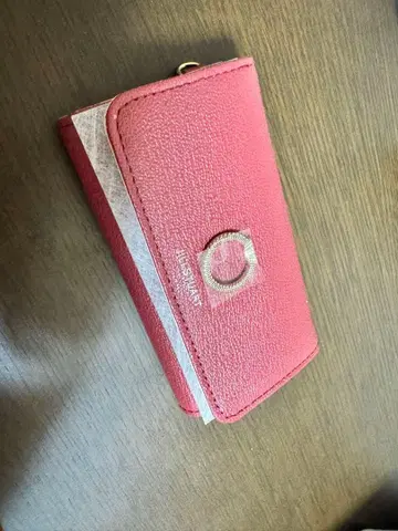 JILLSTUART 핑크 가죽 키케이스