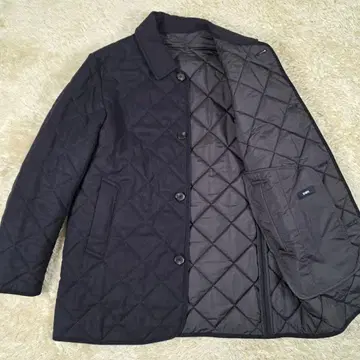 컨디션 최상 빅 사이즈 SHIPS 퀼팅 자켓 네이비