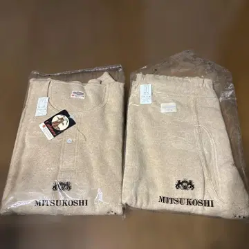 MITSUKOSHI 캐시미어 내의 상하의 세트