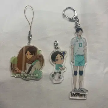 하이큐 쿠니미 아키라 아크릴 키링 3종 세트