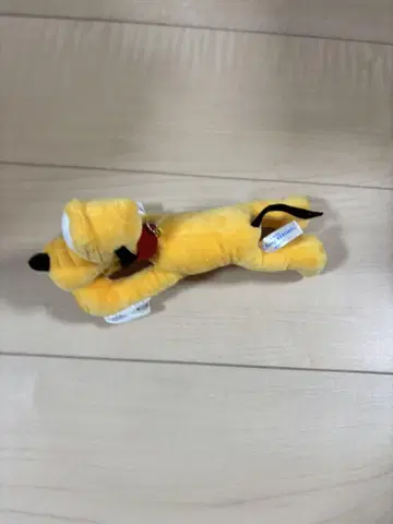 디즈니 리조트 플루토 봉제 인형 키링 어깨 위