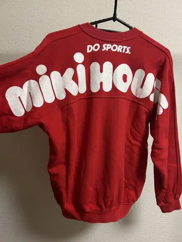 MIKI HOUSE 빨간색 로고 맨투맨