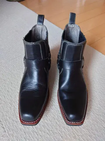 ASBee's 사이드 고어 부츠 블랙 25.5cm