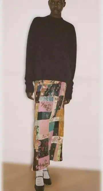 미사용 새상품 [ sea new york / 씨 뉴욕 ] 패치워크 스커트