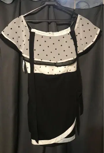 Mydress 하트 무늬 드레스 택 포함 새상품