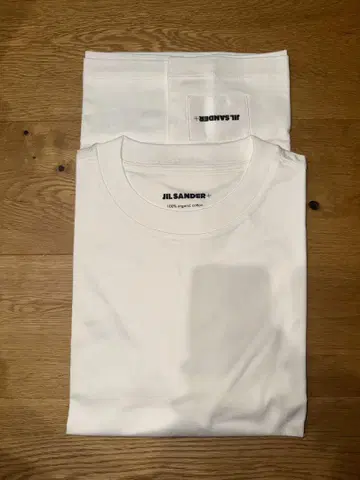 가격 인하 가능 JIL SANDER+ 오가닉 코튼 긴팔 티셔츠