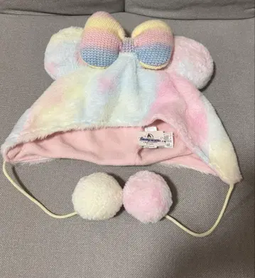 상하이 디즈니 팬캡 미니 레인보우 컬러
