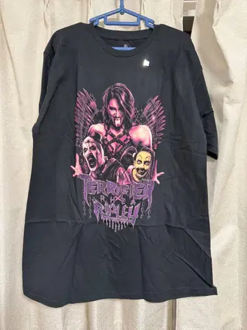 [ 미사용 새상품 ] WWE 리아 리플리 테리퍼 콜라보 T셔츠 XL