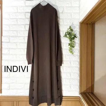 INDIVI 니트 원피스 컨디션 최상 인디비 롱 니트 원피스
