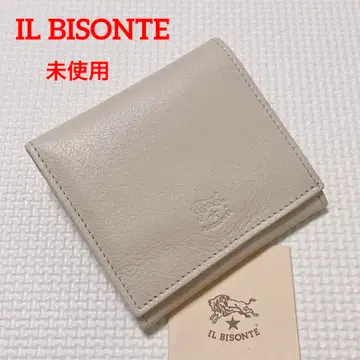 미사용 IL BISONTE 일비종떼 가죽 접이식 지갑 JESSO
