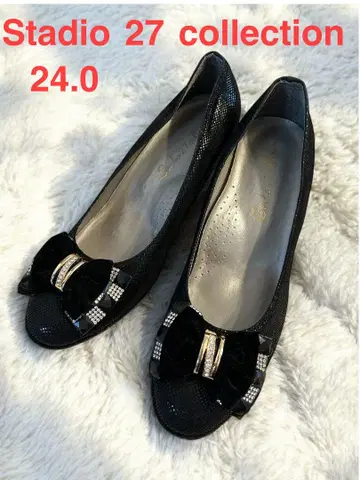 Stadio 27 collection 블랙 펌프스 24.0