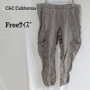 C&C California [ 프리 ] 7부 기장 카고 팬츠 그레이지