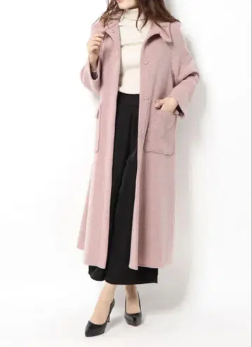 SNIDEL 후드 부착 롱 코트