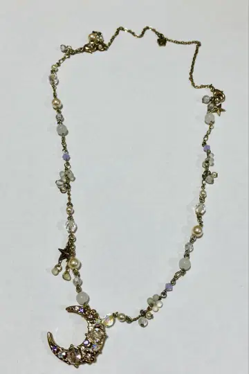 ANNA SUI 달 모티브 목걸이