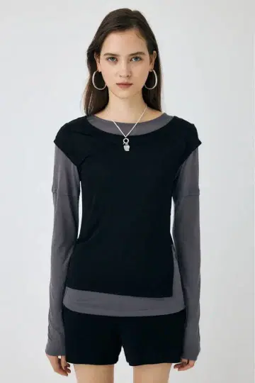 MOUSSY PALETTE LAYER TEE
