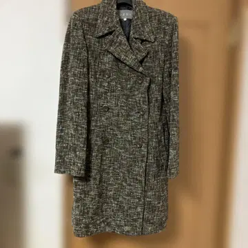 OZOC 더블 브레스트 롱 코트 38