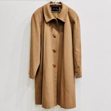 PURE 퓨어 캐시미어 100% 롱 코트 카멜 LL (13호)