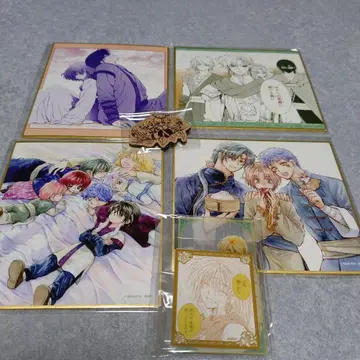 새벽의 연화 만복 가챠 C상 아크릴 카드&스티커 D상 미니 색지 증정