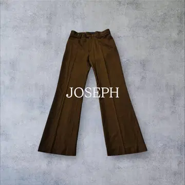 [ 고급 플레어 실루엣 ] JOSEPH 울 슬랙스 팬츠 XS 브라운