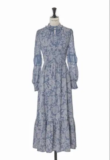 Herlipto Winter Floral Long-sleeve Dress