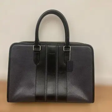 블랙 가죽 비즈니스 백
