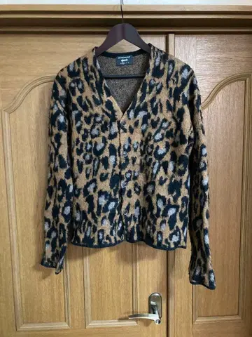 glamb 레오파드 무늬 가디건 그램