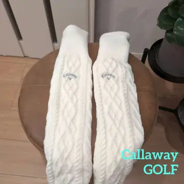 [ 새상품급 ] Callaway 캘러웨이 케이블 짜임 레그 워머