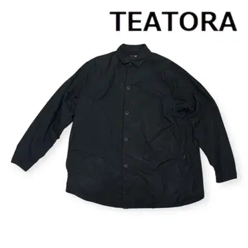 TEATORA 블랙 DUALPOINT 긴팔 셔츠 사이즈 2