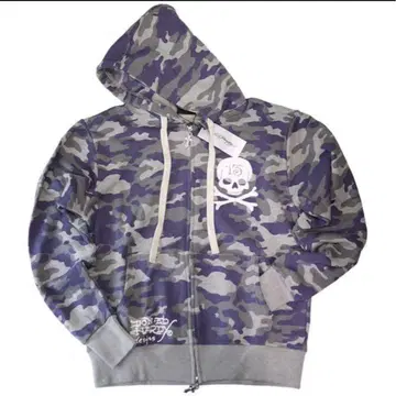 Ed Hardy 카모 패턴 풀 집업 후드티