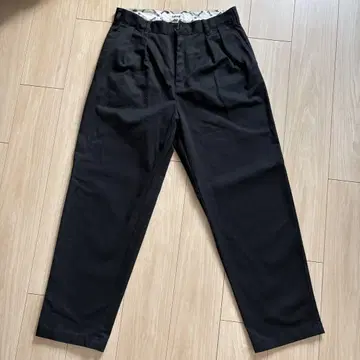 Schott 블랙 워크 팬츠