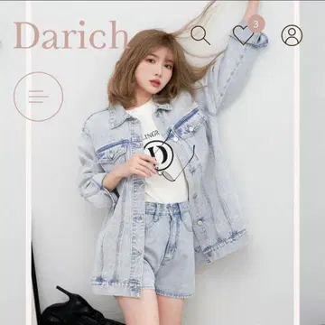 Darich 워시 데님 오버 자켓