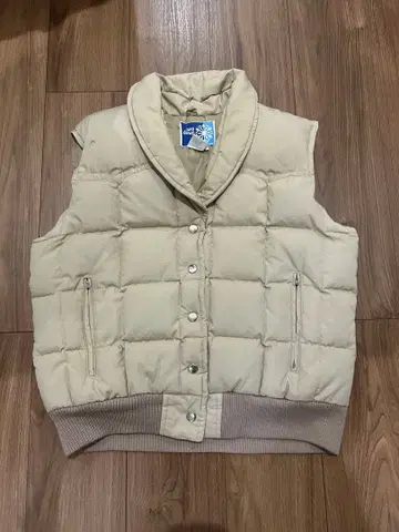 80s 다운 베스트 카라코람 vintage 올드 아웃도어