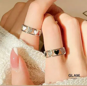 GLAM. 하트 반지 골드