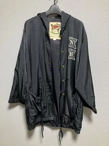 구제 의류 오버 사이즈 블루종 나일론 자켓 후드티 80s