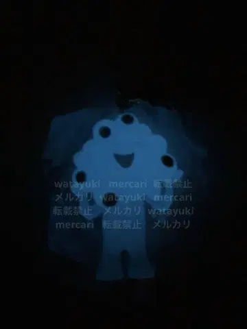 오사카 간사이 박람회 먁먁 축광 키링 미사용 새상품