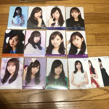 노기자카46 신우치 마이 브로마이드 컴프 개별 영화 회장 등 세트